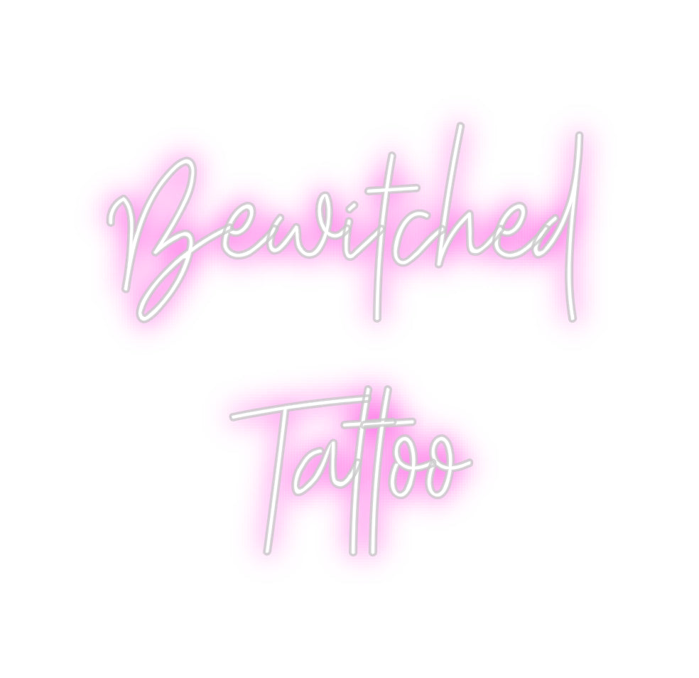 Custom neon sign Bewitched 
T...