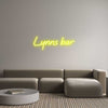 Custom neon sign Lynns bar