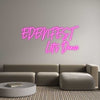 Custom neon sign EDENFEST
Let...