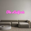 Custom neon sign The Ludfords