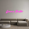 Custom neon sign Gimme Shelter