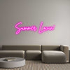 Custom neon sign Summer Lovin'