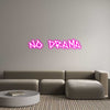 Custom neon sign No Drama