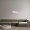 Custom neon sign Aria