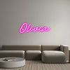 Custom neon sign Olivia