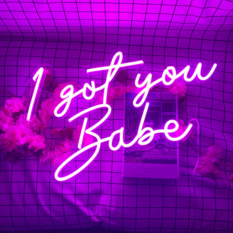 i got you babe neon wedding sign-NeonParty UK