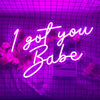 i got you babe neon wedding sign-NeonParty UK