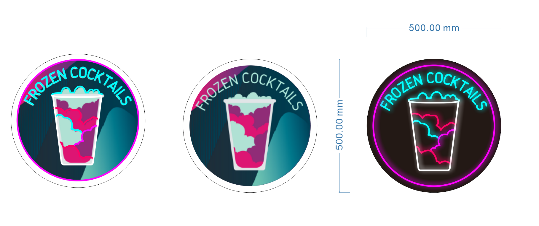 Client's LOGO Design Neon