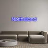 Custom neon sign North Island