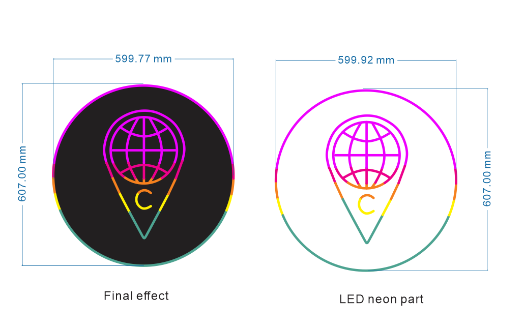 Client's LOGO Design Neon