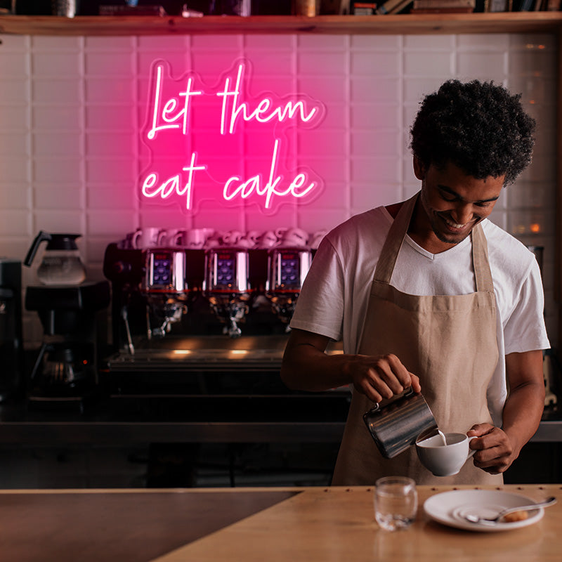 Let them eat cake neon