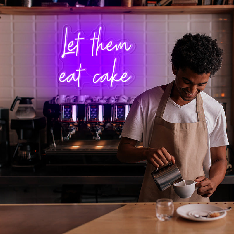 Let them eat cake neon
