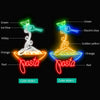 pasta noodles model glowing neon