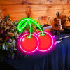Cherry model neon signs for fruit store