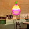 UV printing cupcake neon
