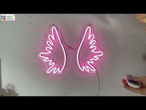 Angelic Wings neon signs