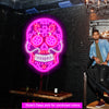 skull  neon signs for man cave