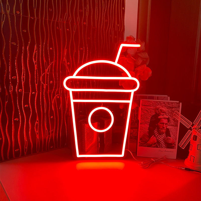 Coke Cup Neon Sign