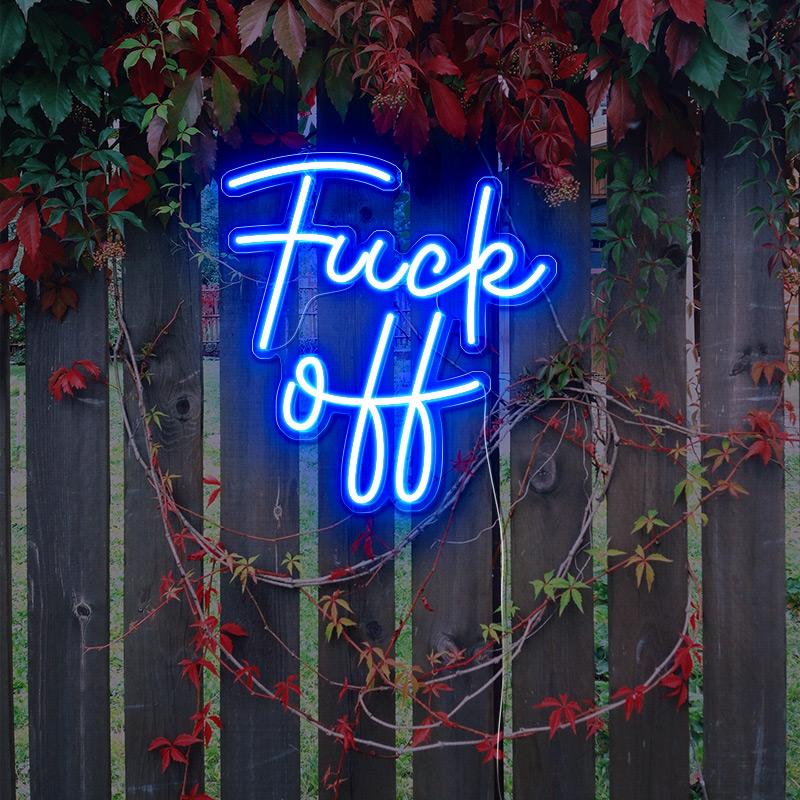Fuck Off neon light - neonpartys.co.uk