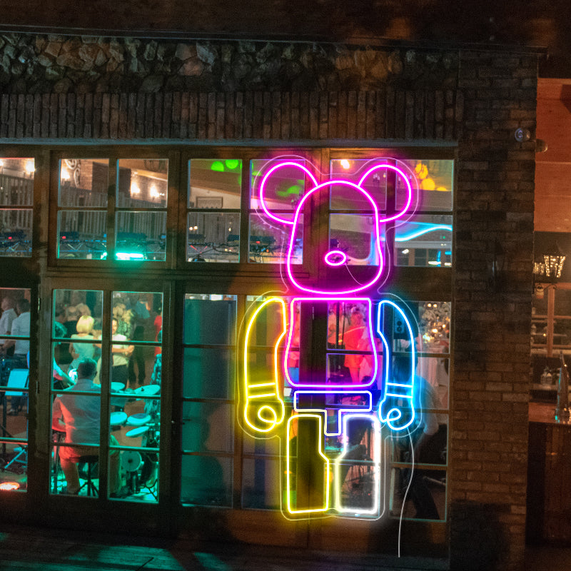 Bear Neon lights - neonpartys.co.uk