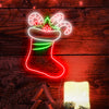 Red Christmas Stock Neon Sign for decorate