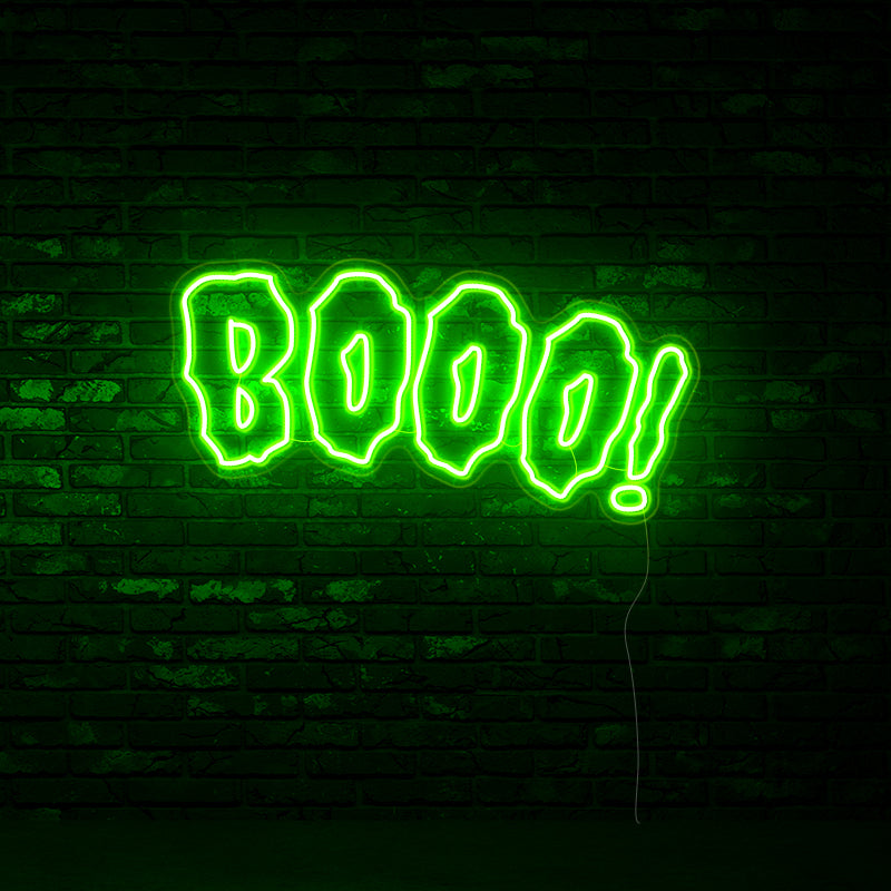 Booo Neon lights for home- neonpartys.co.uk