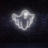 Bat ghost neon sign for Hallowmas - neonpartys.co.uk