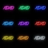 Xoxo led signs - neonpartys.co.uk