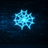 Neon spider web
