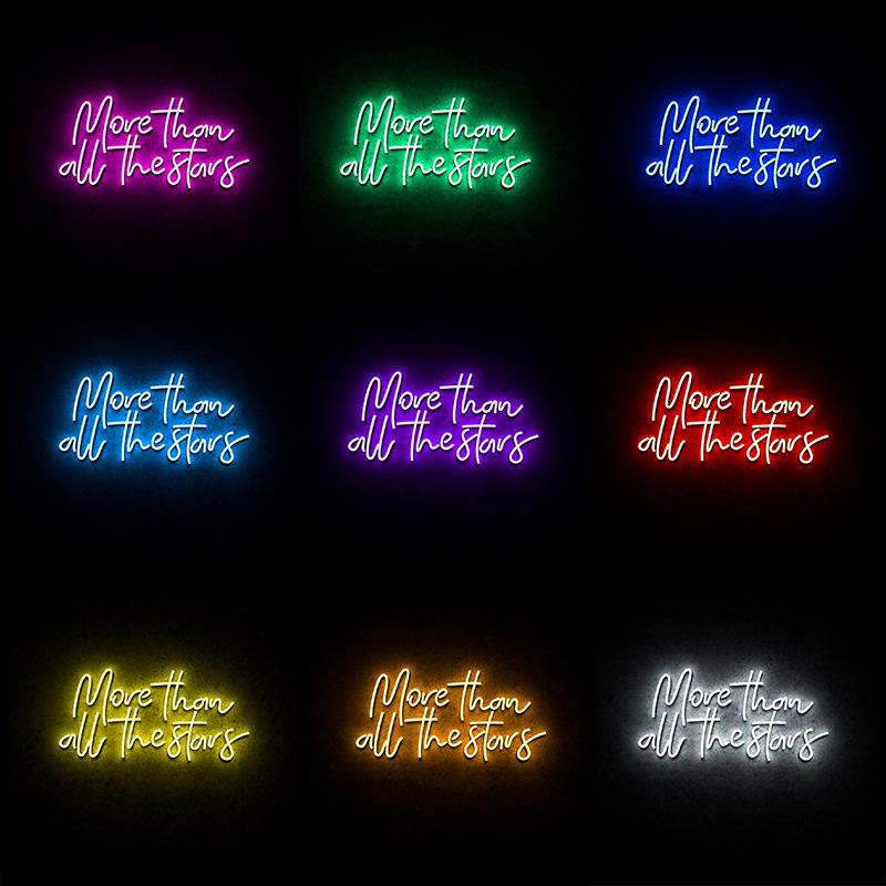 More than All The Stars - neonpartys.co.uk