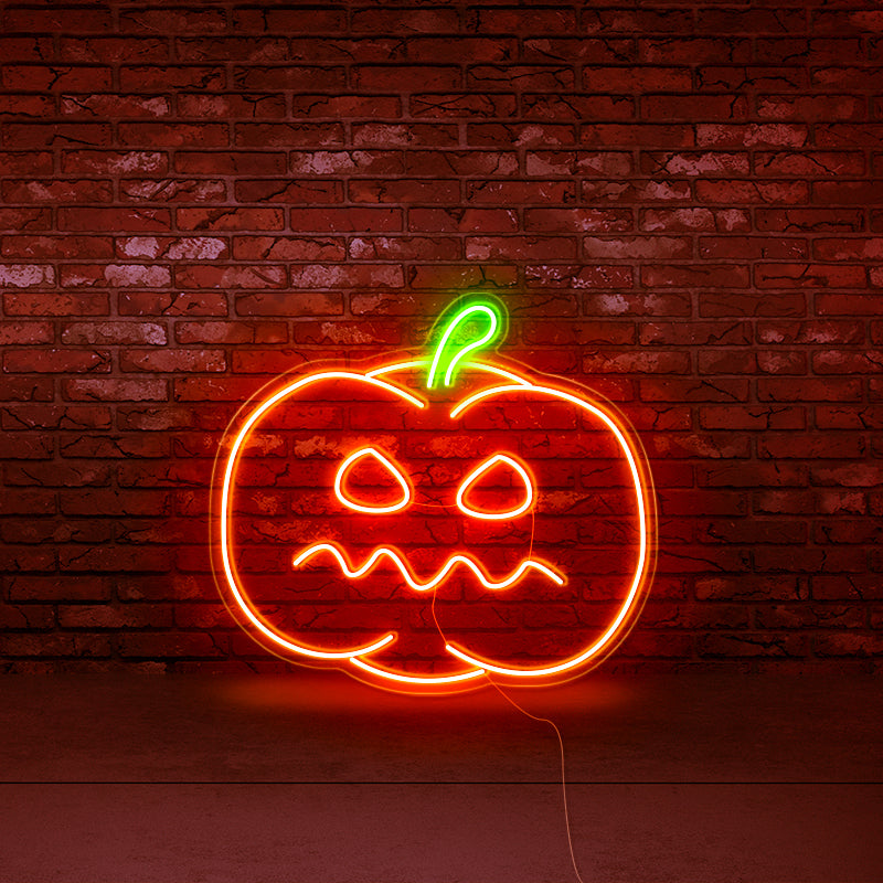 Pumpkin cute creative neon sign