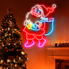 Santa Claus neon light signs - neonpartys.co.uk