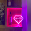 Diamond Neon lights - neonpartys.co.uk