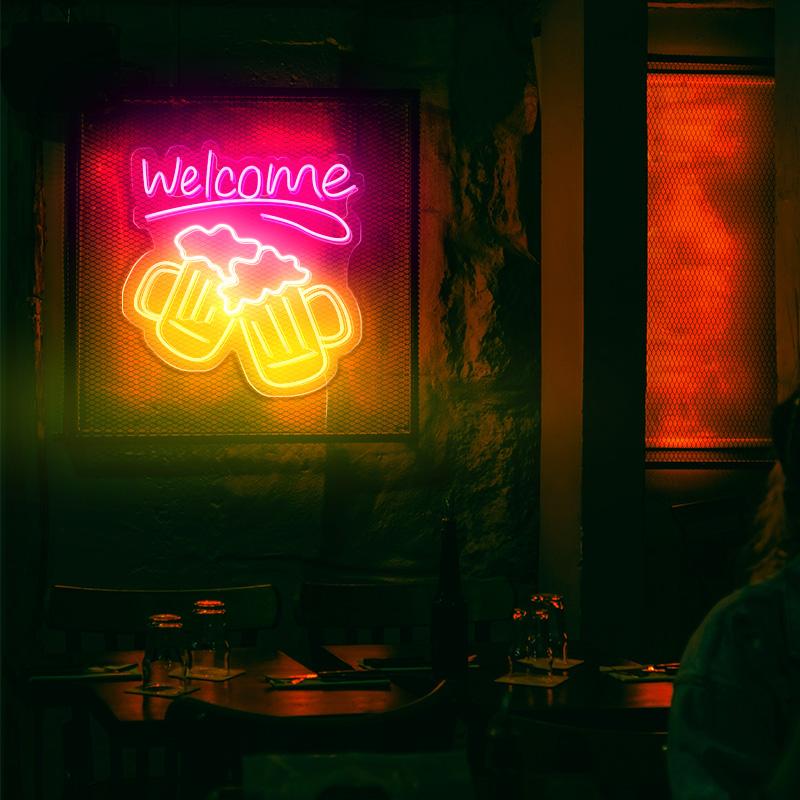 welcome bar sign - neonpartys.co.uk