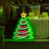 Xmas outdoor decor Christmas tree lights