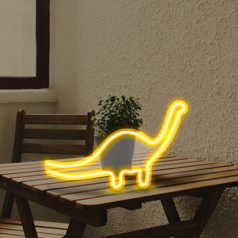 Dinosaur led neon signs - neonpartys.co.uk