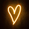 A Little Love Neon Heart Light - neonpartys.co.uk
