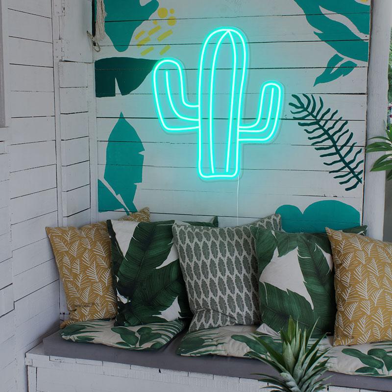 Cactus neon lamp - neonpartys.co.uk
