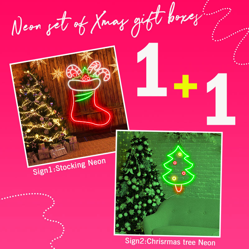 Christmas Creative Stocking&Chrisrmas tree gift box