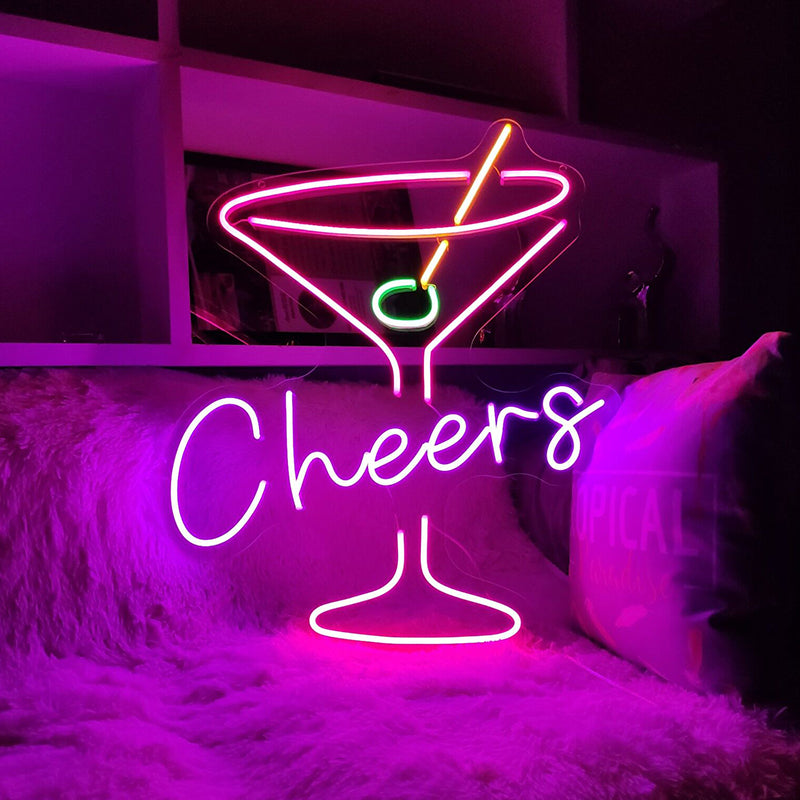 Cocktails&Cheers neon light