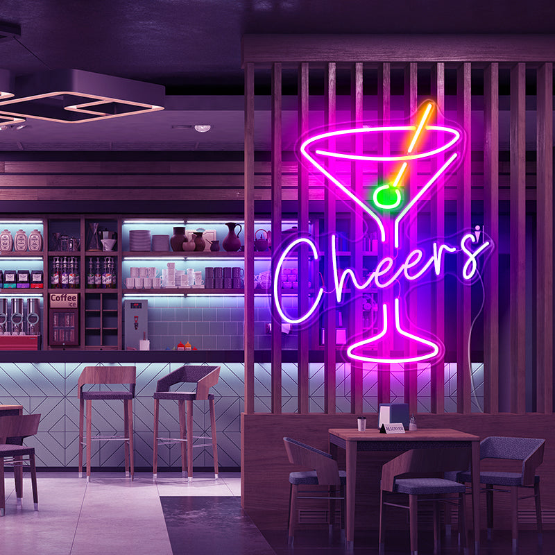 Cocktails&Cheers neon light