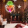 Snowman Christmas  Decorations - neonpartys.co.uk