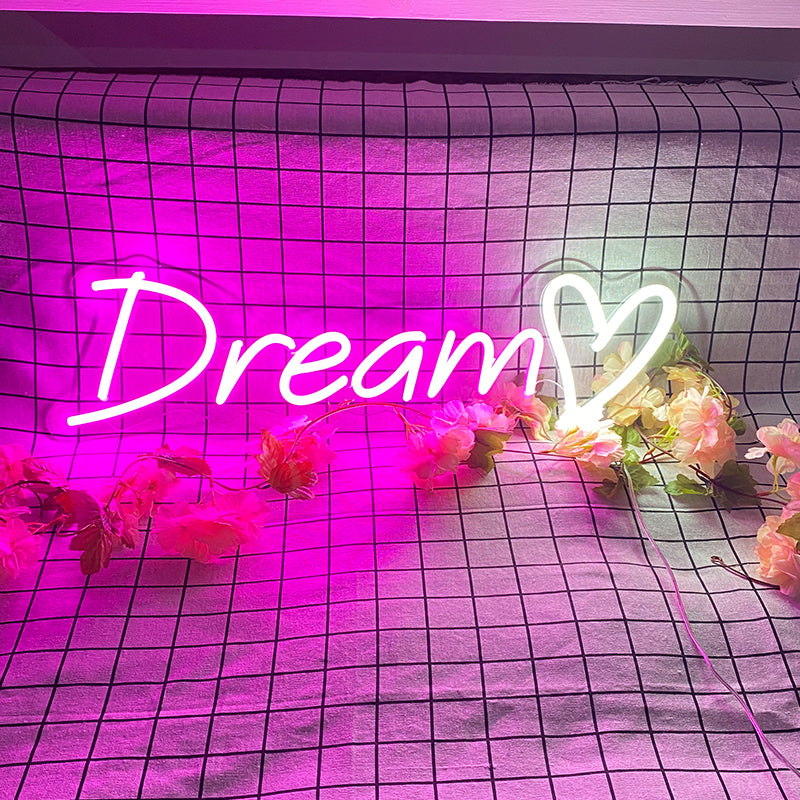 Dream&heart neon for children's room