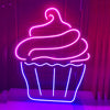Colourful cupcake cute neon