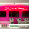 Ice cream theory neon wall art