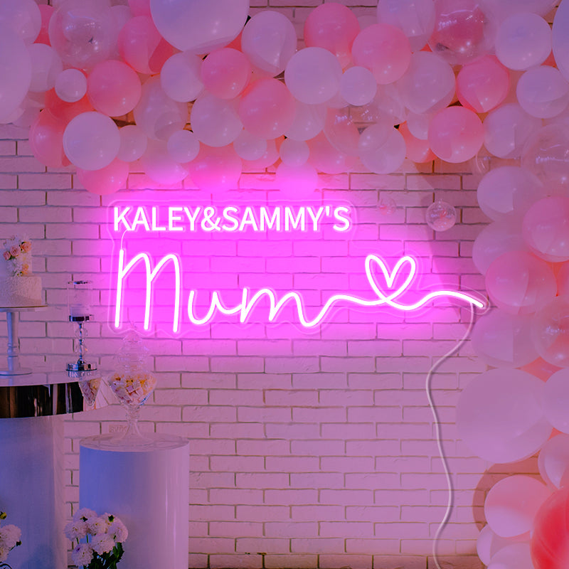 Kaley&Sammy's MUM neon