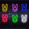 Rabbit head design neon - neonpartys.co.uk