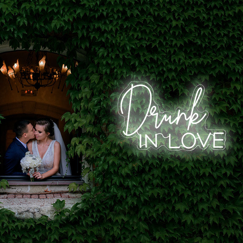 Drunk in Love wedding sign