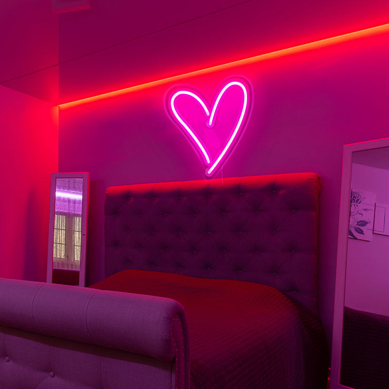A Little Heart Neon wall art