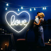 Love heart led neon light